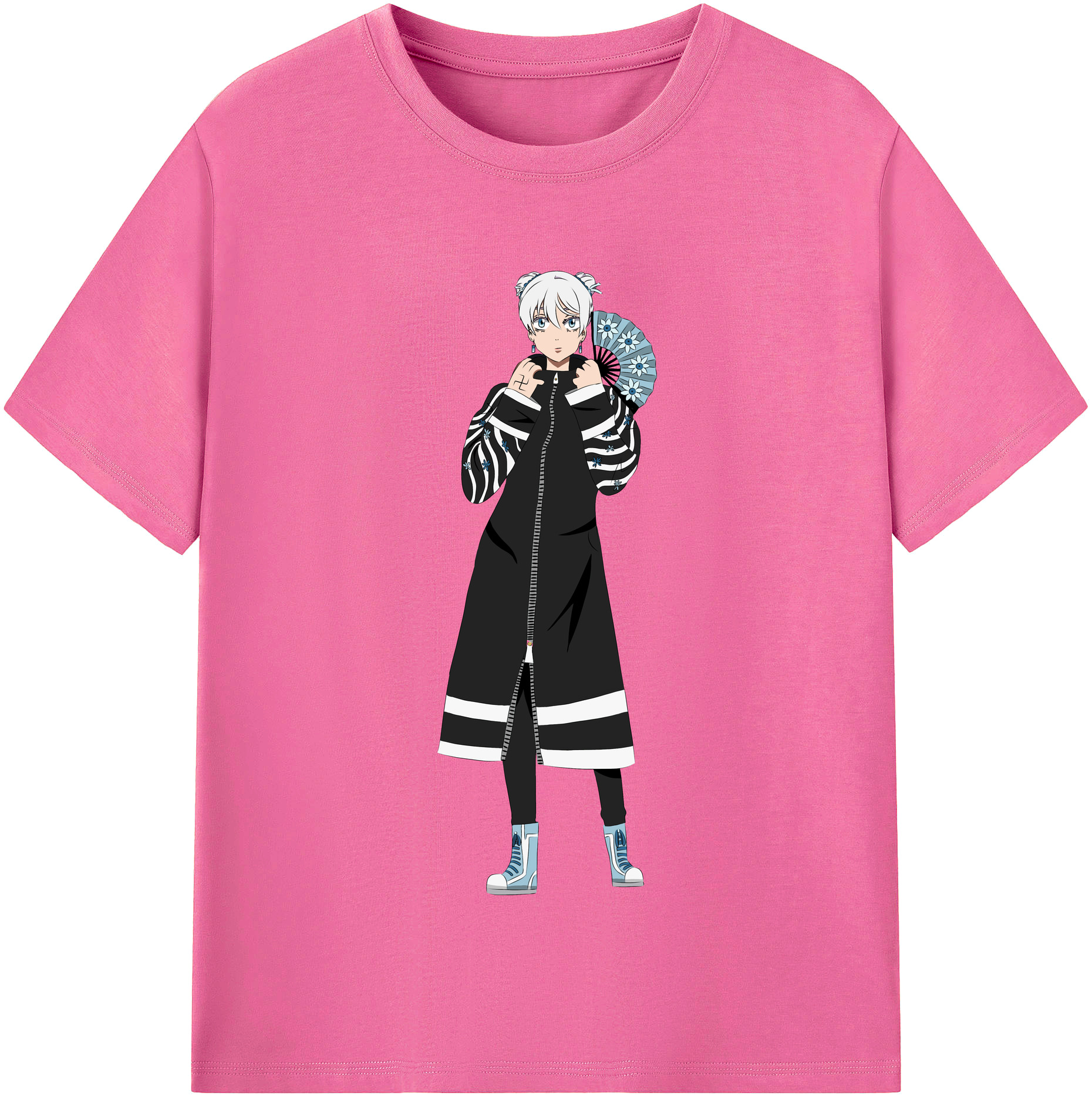 （画像用） 東京リベンジャーズ Tokyo Revengers レディースカジュアルプリントTシャツ（綿100％）